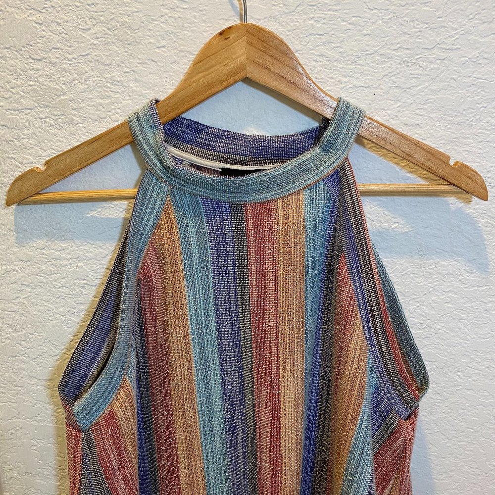 W5/Anthropologie | Boho Striped Halter Top